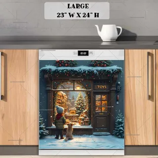 Preview of Christmas Wishes magnet in Large size.