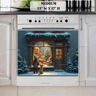 Preview of Christmas Wishes magnet in Medium size.