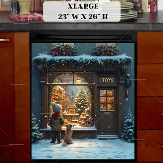 Preview of Christmas Wishes magnet in Extra Large size.