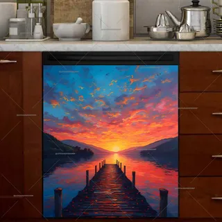 Preview of Old Pier in the Sunset magnet.