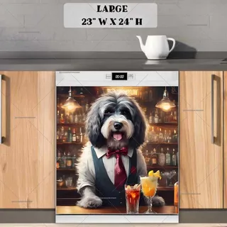 Preview of The Bartender magnet in Large size.