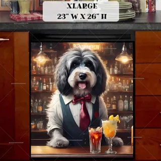 Preview of The Bartender magnet in Extra Large size.