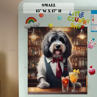 Preview of The Bartender magnet in Small size.