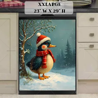 Preview of Cute Christmas Duck magnet in XX Large size.