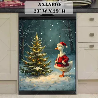 Preview of Cute Christmas Goose magnet in XX Large size.
