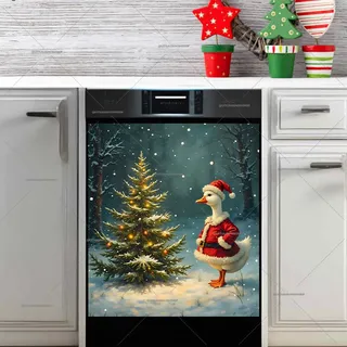Preview of Cute Christmas Goose magnet.