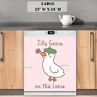 Preview of Silly Goose on the Loose magnet in Large size.
