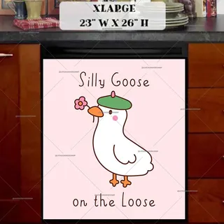 Preview of Silly Goose on the Loose magnet in Extra Large size.