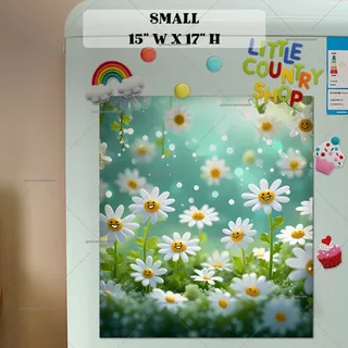 Preview of Little Smiling Daisies magnet in Small size.