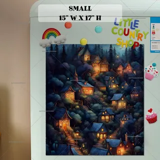 Preview of Village on the Hill magnet in Small size.