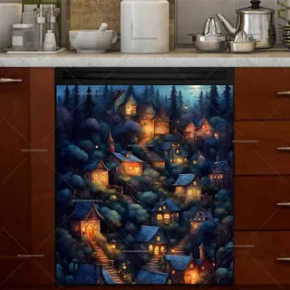 Preview of Village on the Hill magnet.