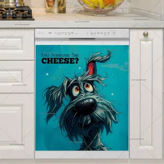 Preview of Cute Hungry Dog magnet.