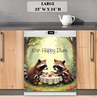 Preview of Our Happy Place magnet in Large size.