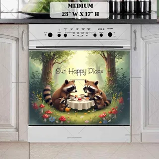 Preview of Our Happy Place magnet in Medium size.
