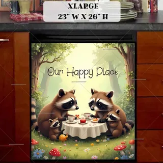 Preview of Our Happy Place magnet in Extra Large size.