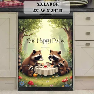 Preview of Our Happy Place magnet in XX Large size.