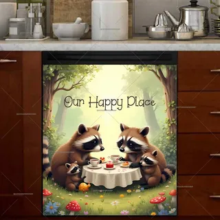 Preview of Our Happy Place magnet.