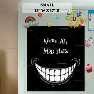 Preview of Cheshire Cat’s Smile magnet in Small size.