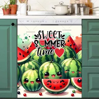 Preview of Sweet Summer Time Watermelons magnet.