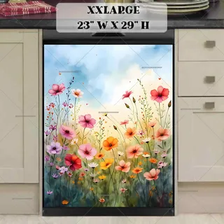 Preview of Summer Wildflower Field magnet in XX Large size.