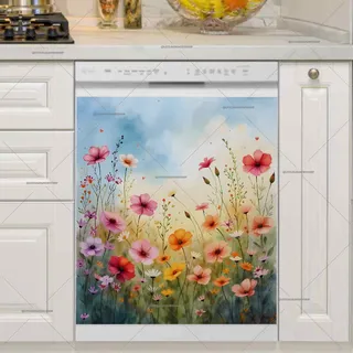 Preview of Summer Wildflower Field magnet.