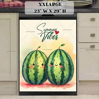 Preview of Summer Vibes Watermelons magnet in XX Large size.