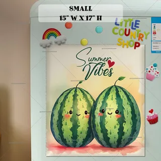 Preview of Summer Vibes Watermelons magnet in Small size.