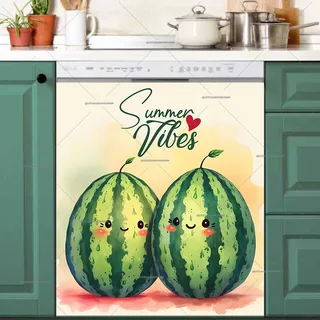 Preview of Summer Vibes Watermelons magnet.