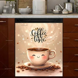 Preview of Cute Kawaii Coffee Cup magnet.