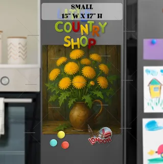 Preview of Dandelions in a Vase magnet in Small size.