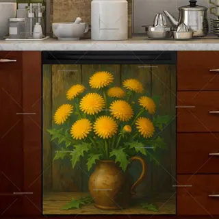 Preview of Dandelions in a Vase magnet.