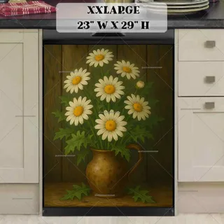 Preview of Daisies in a Vase magnet in XX Large size.