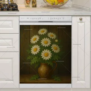 Preview of Daisies in a Vase magnet.