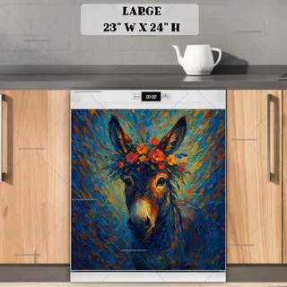 Preview of The Whimsy of a Donkey magnet in Large size.