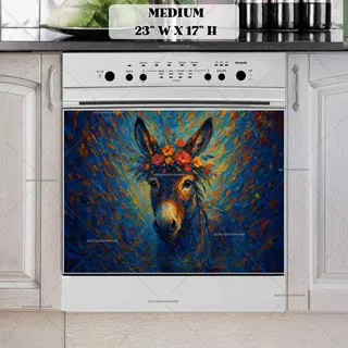Preview of The Whimsy of a Donkey magnet in Medium size.