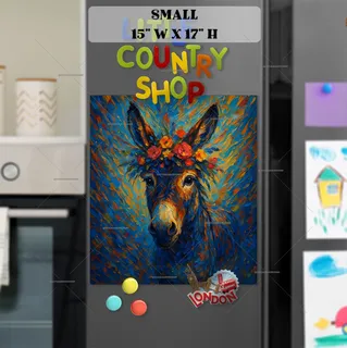 Preview of The Whimsy of a Donkey magnet in Small size.