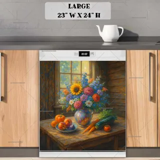 Preview of Morning Harvest magnet in Large size.