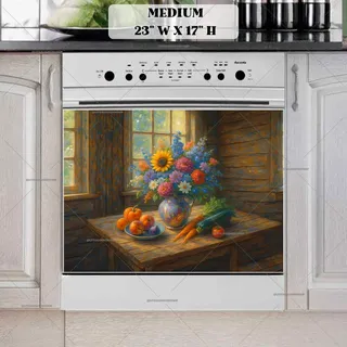 Preview of Morning Harvest magnet in Medium size.