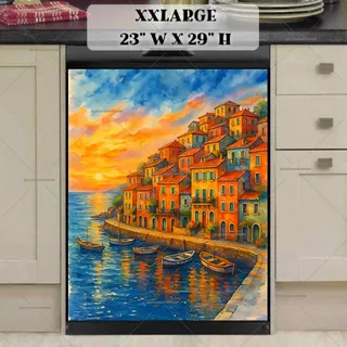 Preview of Sunset Over the Riviera magnet in XX Large size.
