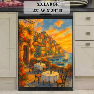 Preview of Italian Seaside Restaurant magnet in XX Large size.