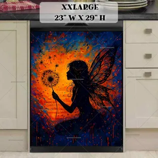 Preview of Dandelion Fairy Sunset magnet in XX Large size.