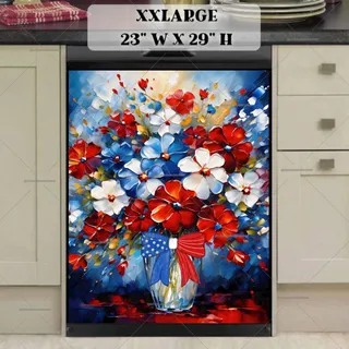 Preview of Beautiful USA Bouquet magnet in XX Large size.