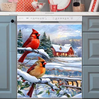 Preview of Winter Cardinals and a Farmhouse magnet.