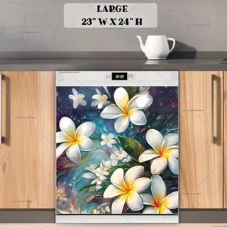 Preview of Beautiful White Magnolia Tree magnet in Large size.