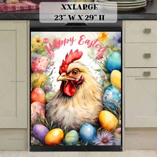 Preview of Easter Hen and Eggs magnet in XX Large size.