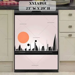 Preview of City in the Sunset Minimalist Art magnet in XX Large size.