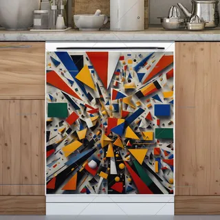 Preview of Modern Cubist Art magnet.