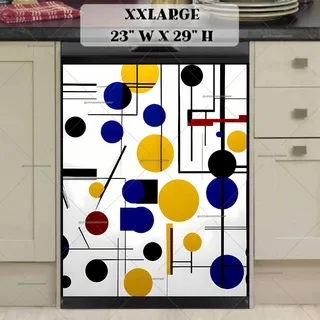 Preview of Modern Geometric Art magnet in XX Large size.