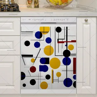 Preview of Modern Geometric Art magnet.