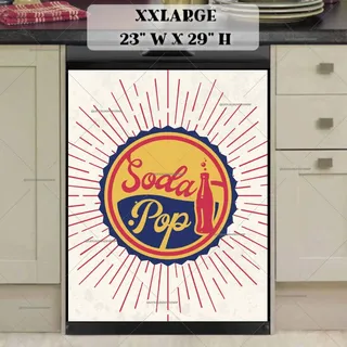 Preview of Vintage Soda Pop Design magnet in XX Large size.